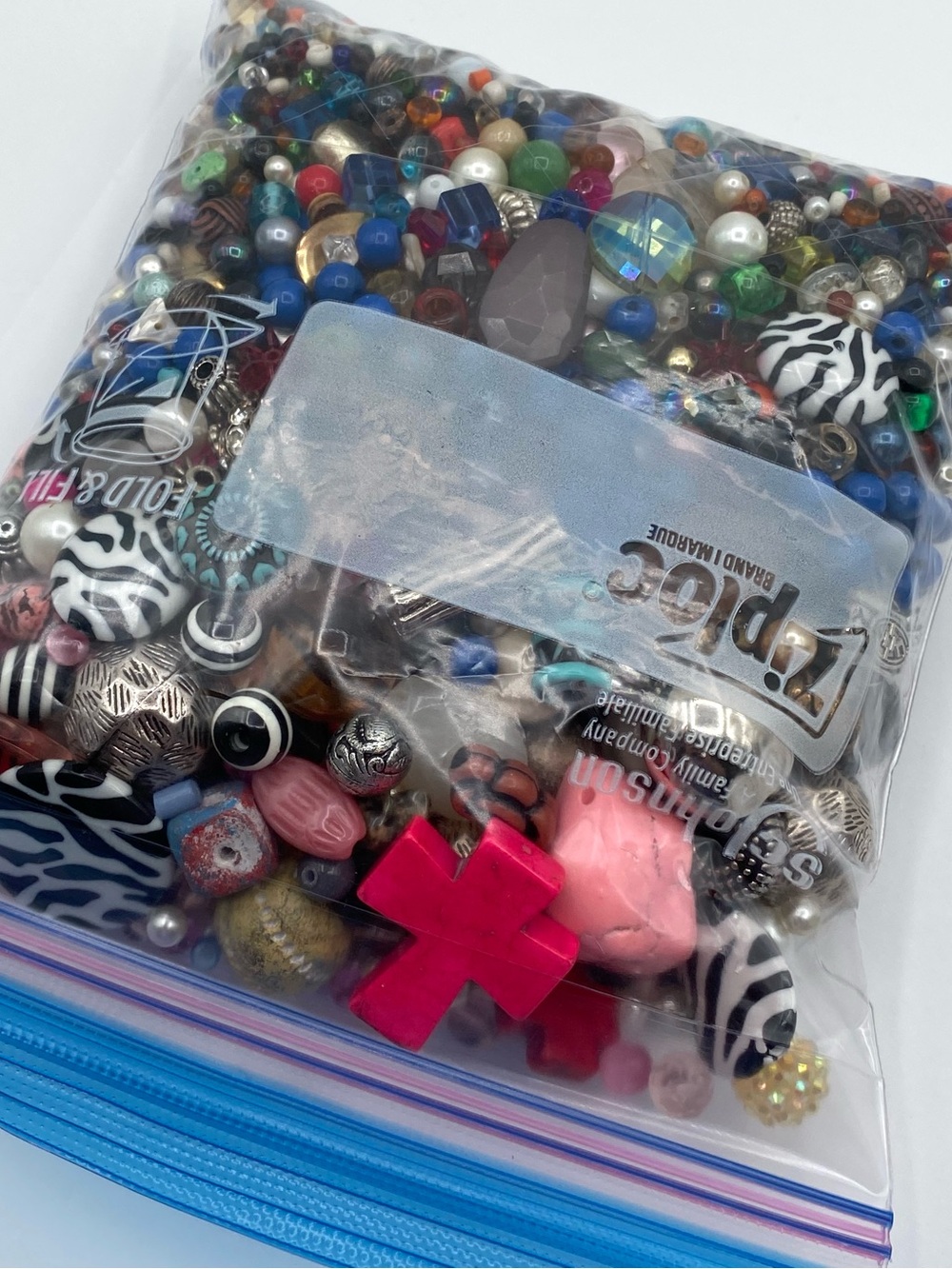 Bead Lot 2.5 lbs. of Loose Assorted Beads Vintage & Modern Beads
